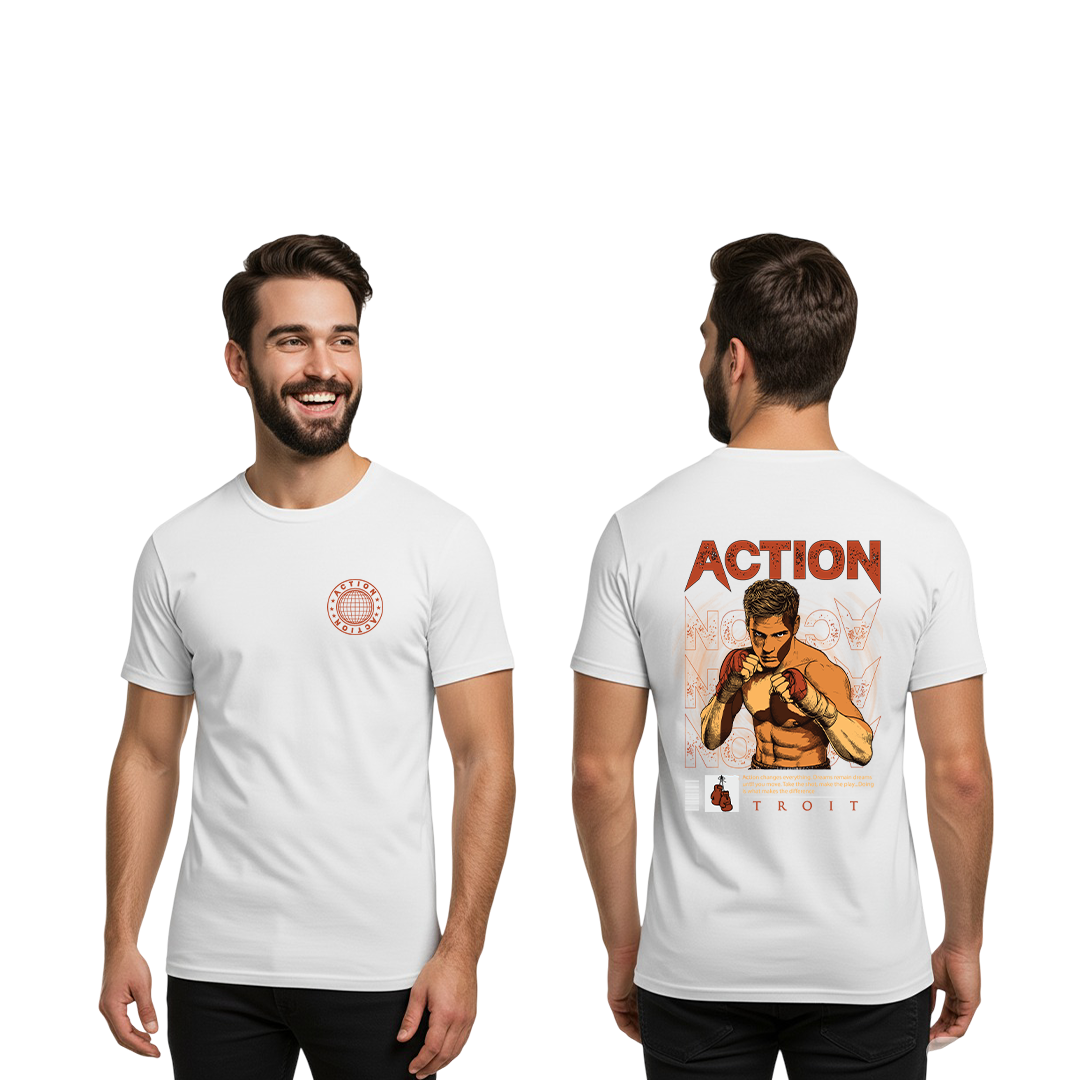 Action Cotton T-Shirt for Men