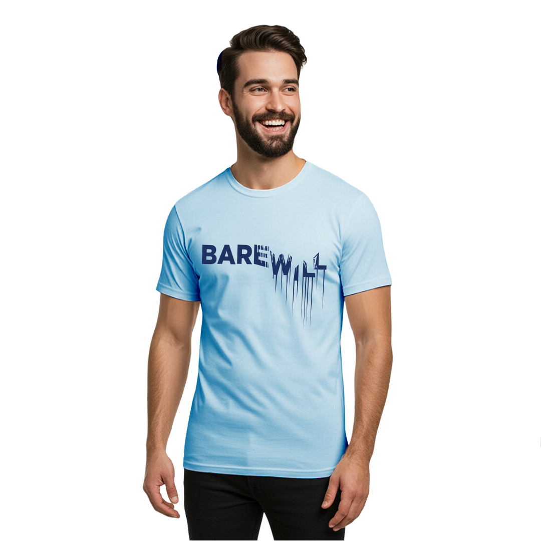 Barewill Men's Cotton Tshirt