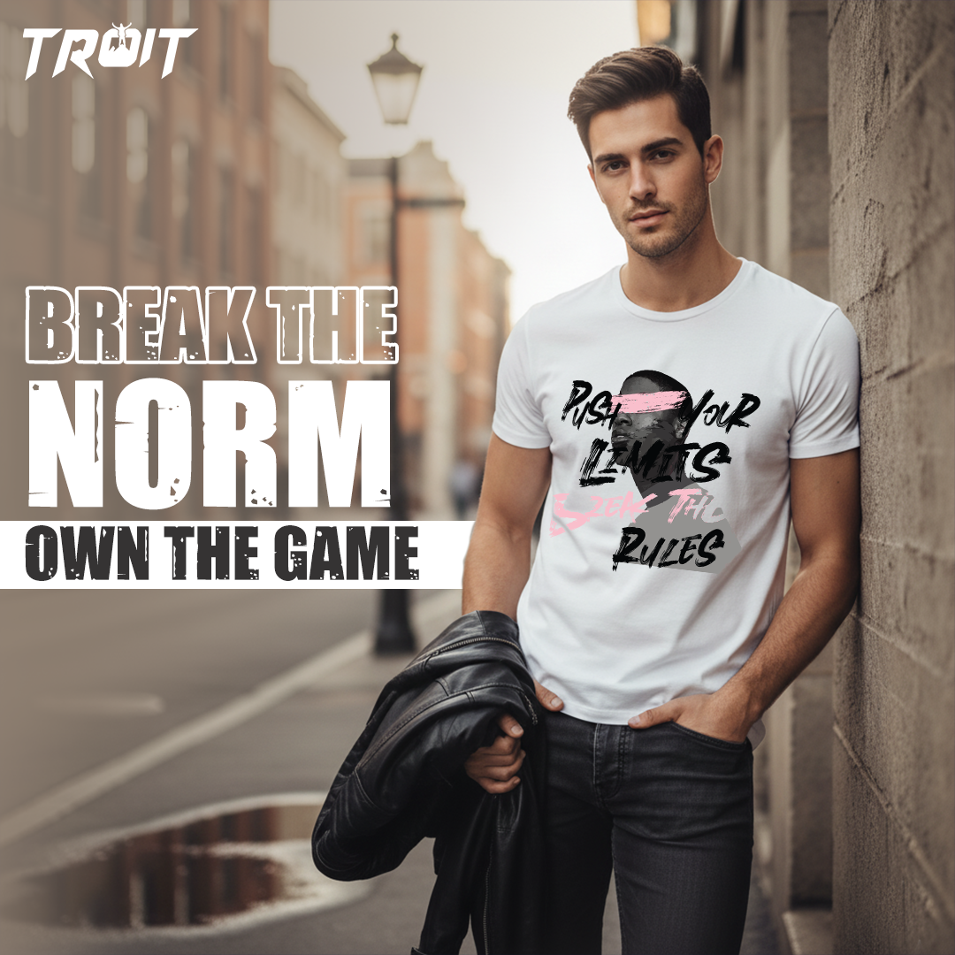 Push Your Limits Men's Cotton T-shirts