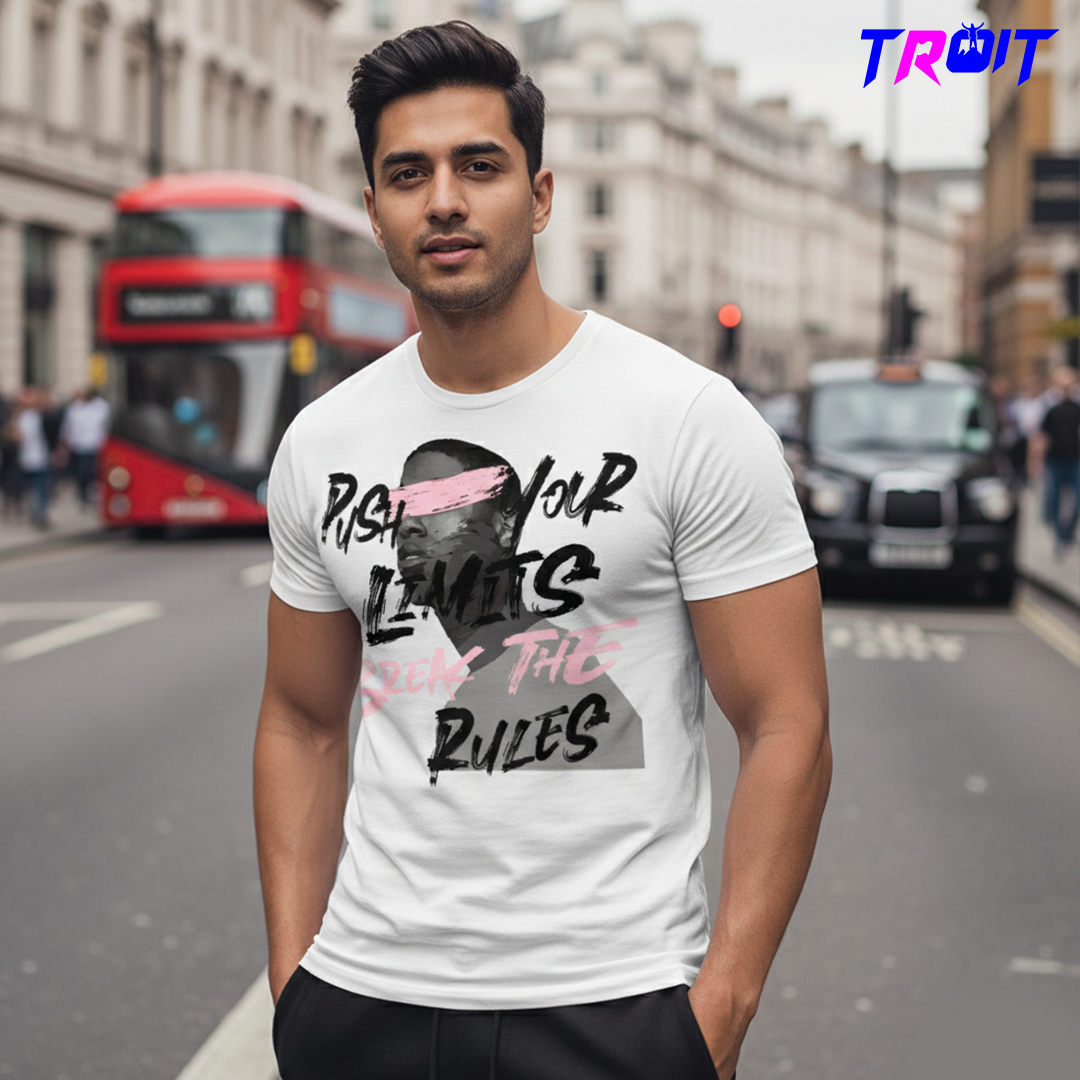 Push Your Limits Men's Cotton T-shirts