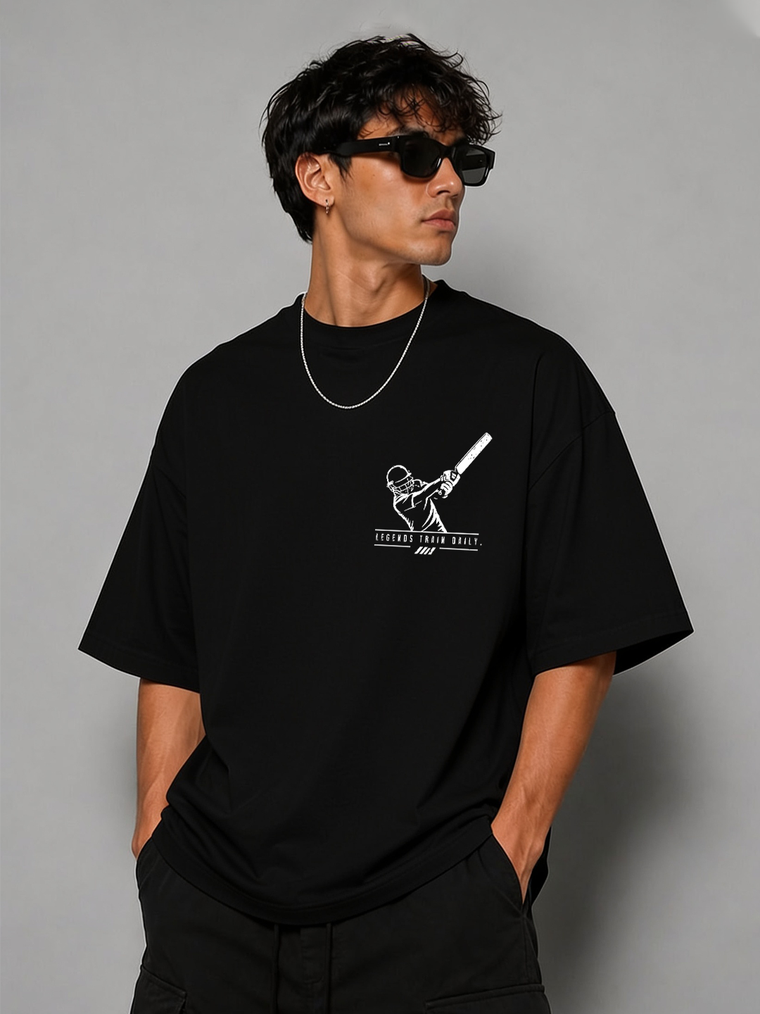 Legends Train Daily Men's Oversized Cotton T-shirts