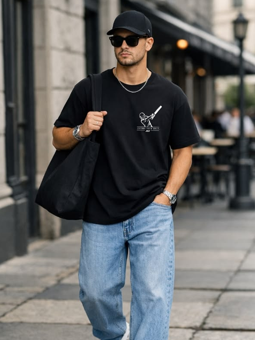 Legends Train Daily Men's Oversized Cotton T-shirts