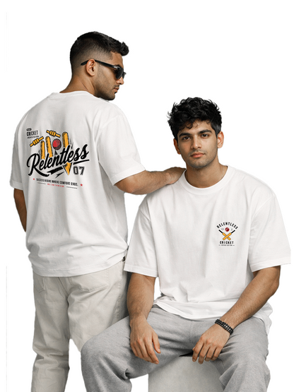 Relentless Cricket Men's Oversized Cotton T-shirts