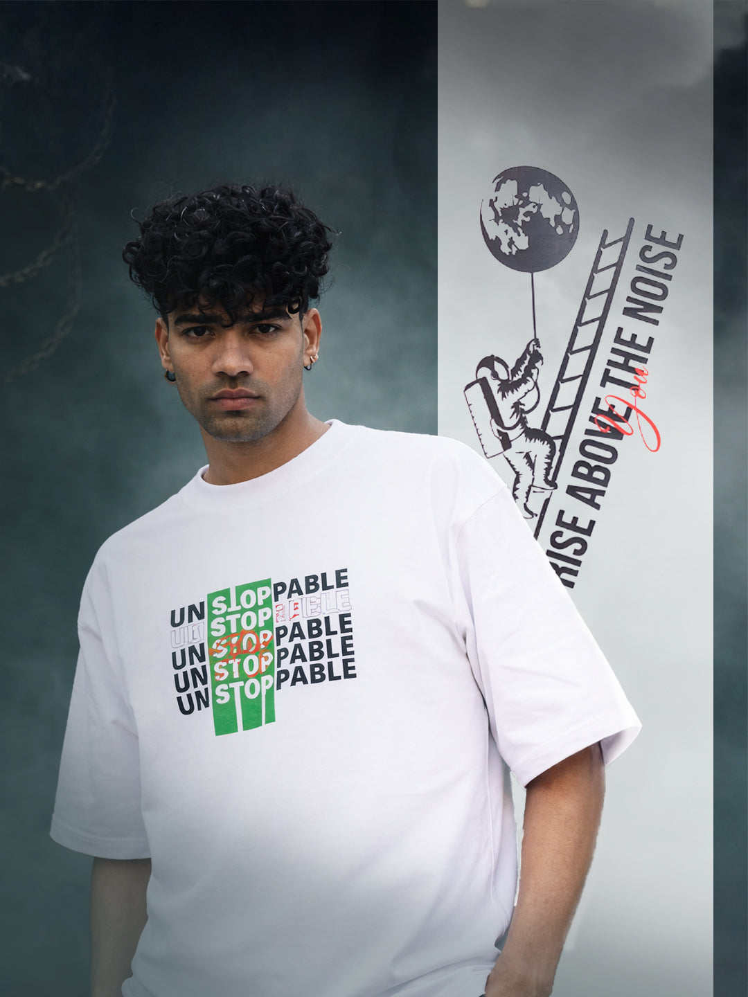 Unstoppable Men's Oversized Cotton T-shirts