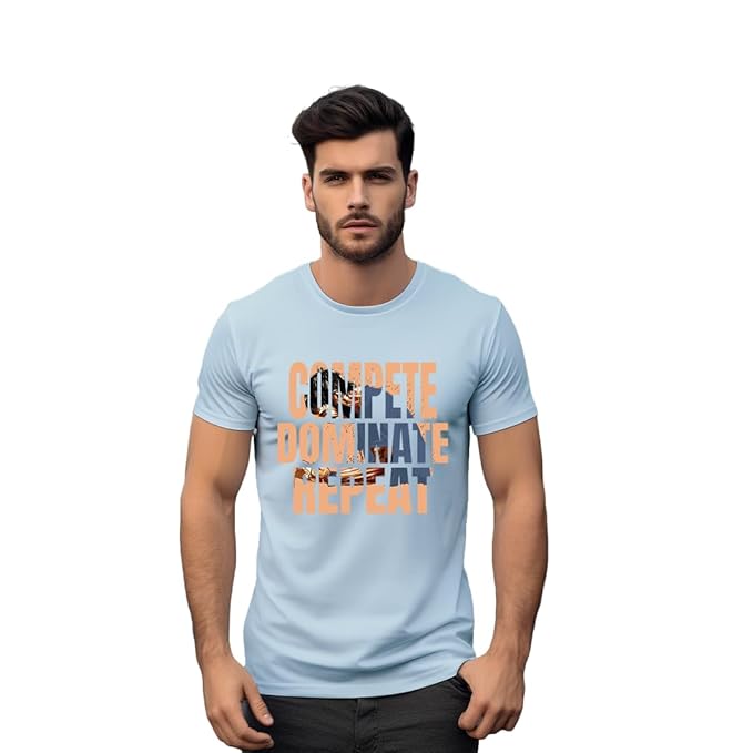 Compete Dominate Repeat, Men’s T-Shirts