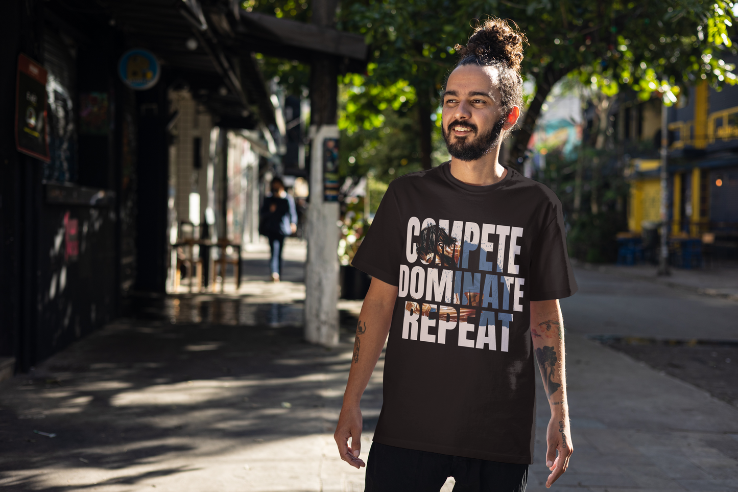 Compete Dominate Repeat, Men’s T-Shirts