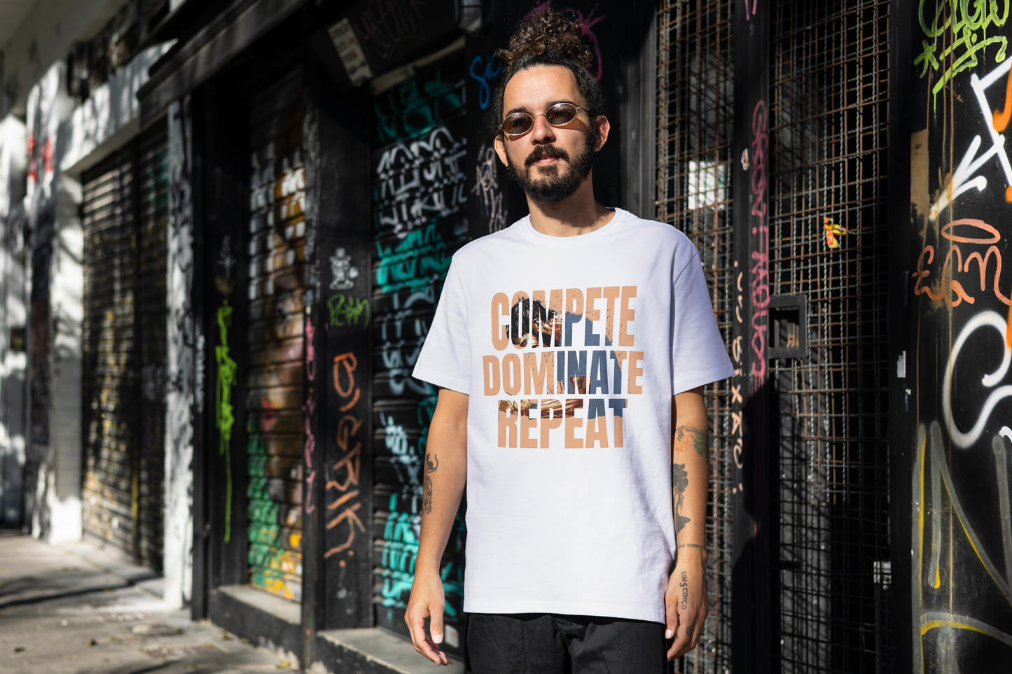 Compete Dominate Repeat, Men’s T-Shirts