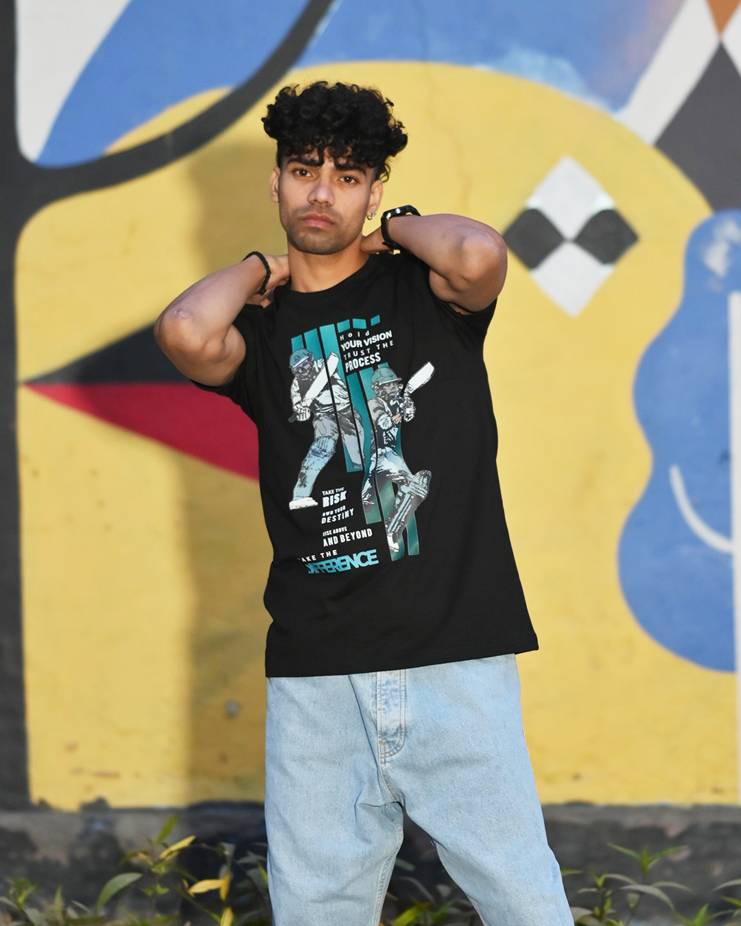 Make The Difference Men's Oversized Cotton T-shirts