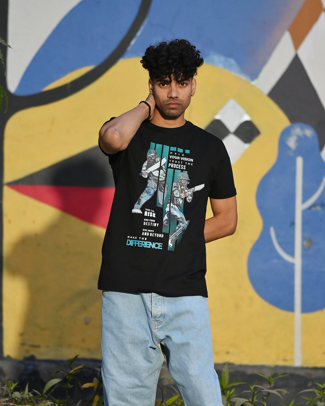 Make The Difference Men's Oversized Cotton T-shirts