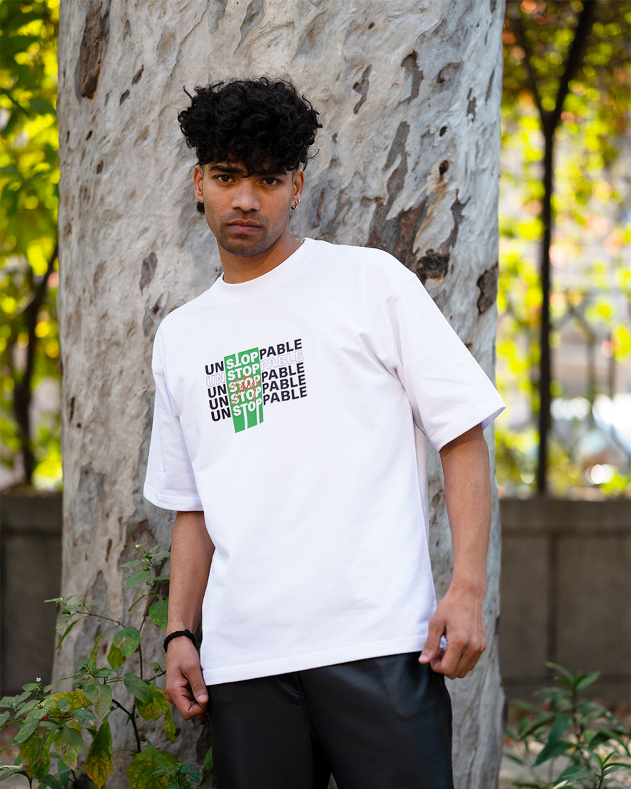 Unstoppable Men's Oversized Cotton T-shirts