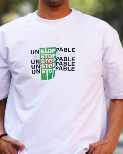 Unstoppable Men's Oversized Cotton T-shirts