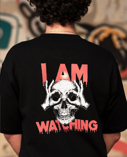 Skull Men's Oversized Cotton T-shirts