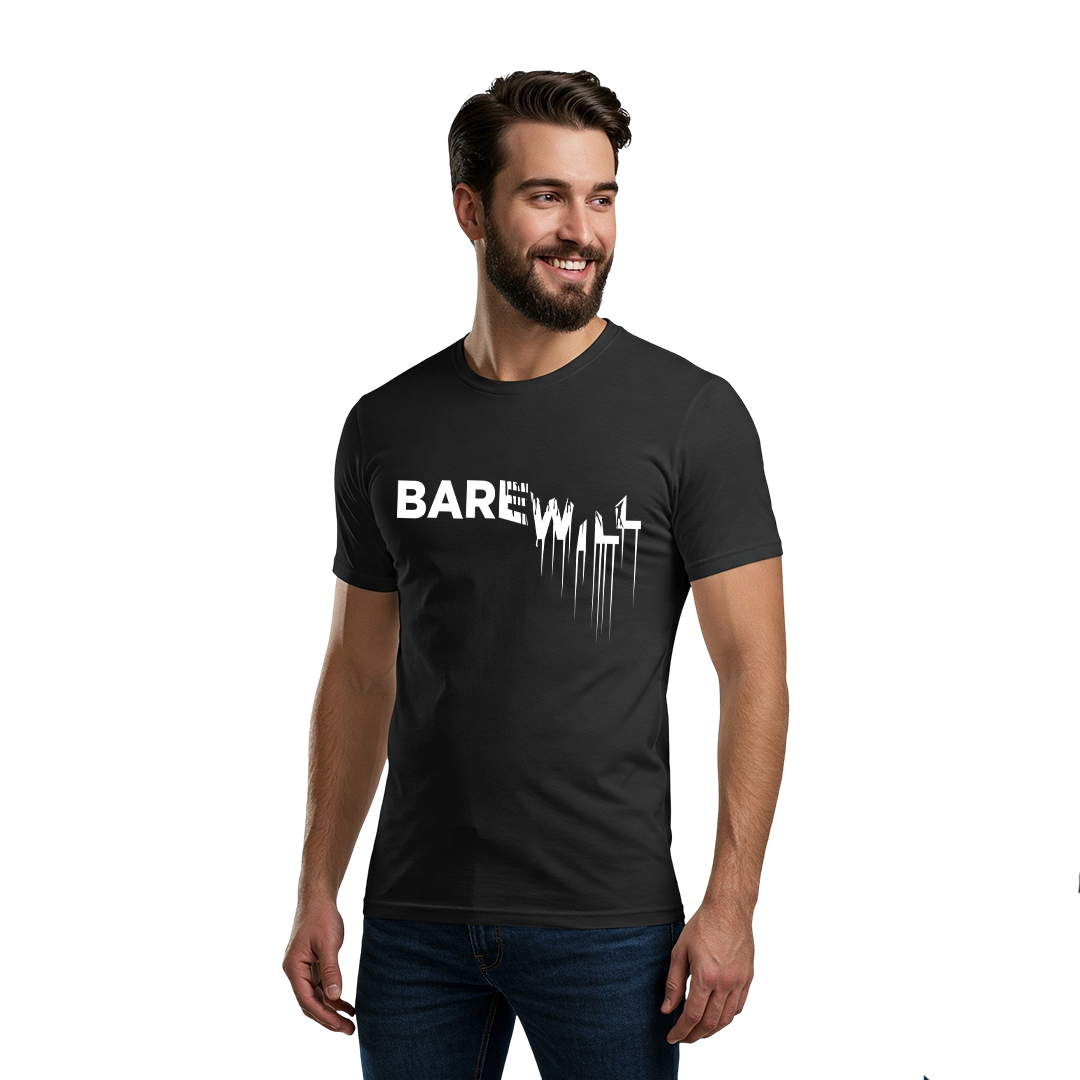 Barewill Men's Cotton Tshirt