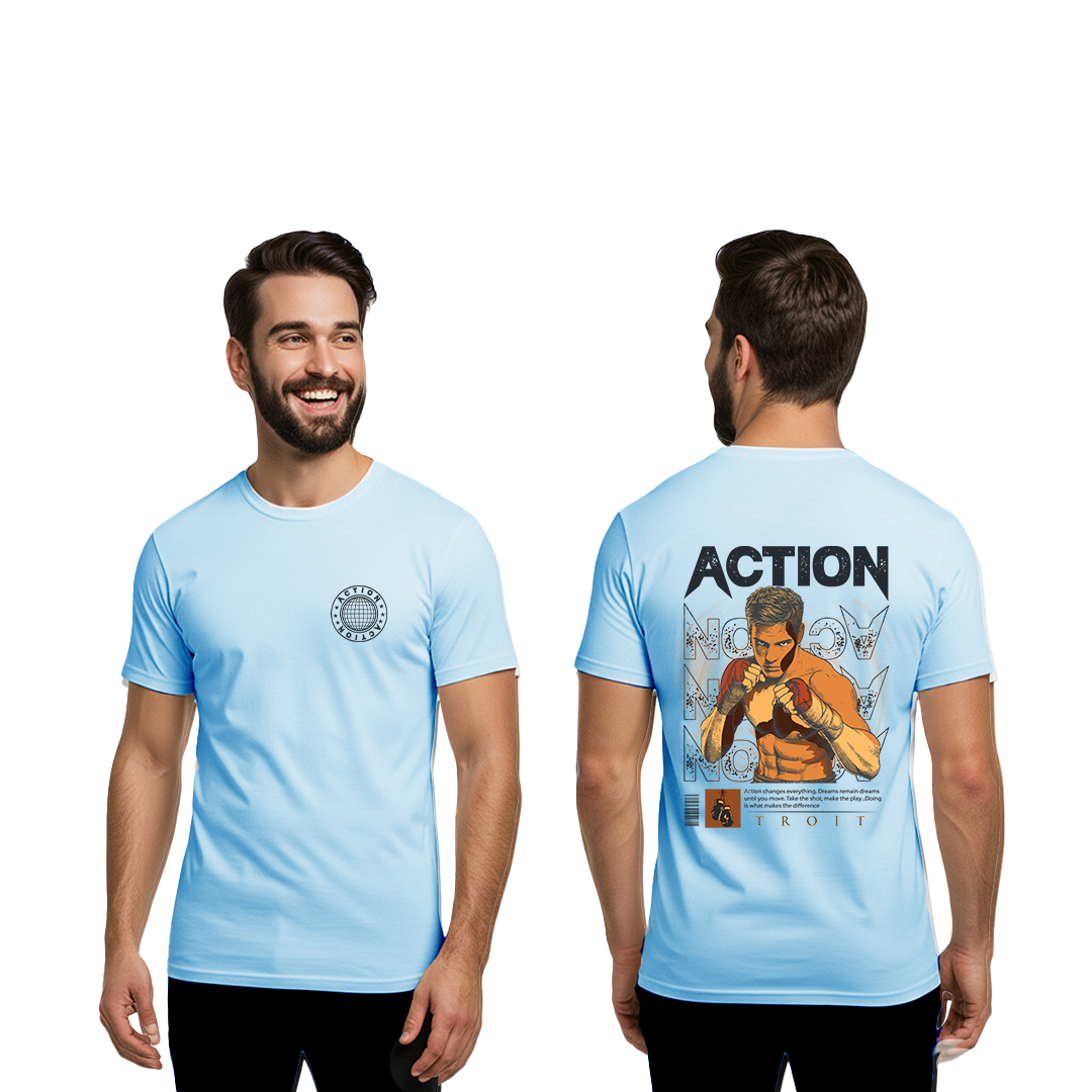 Action Cotton T-Shirt for Men