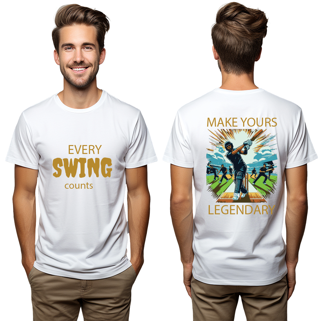 Every Swing Counts Men’s T-Shirts