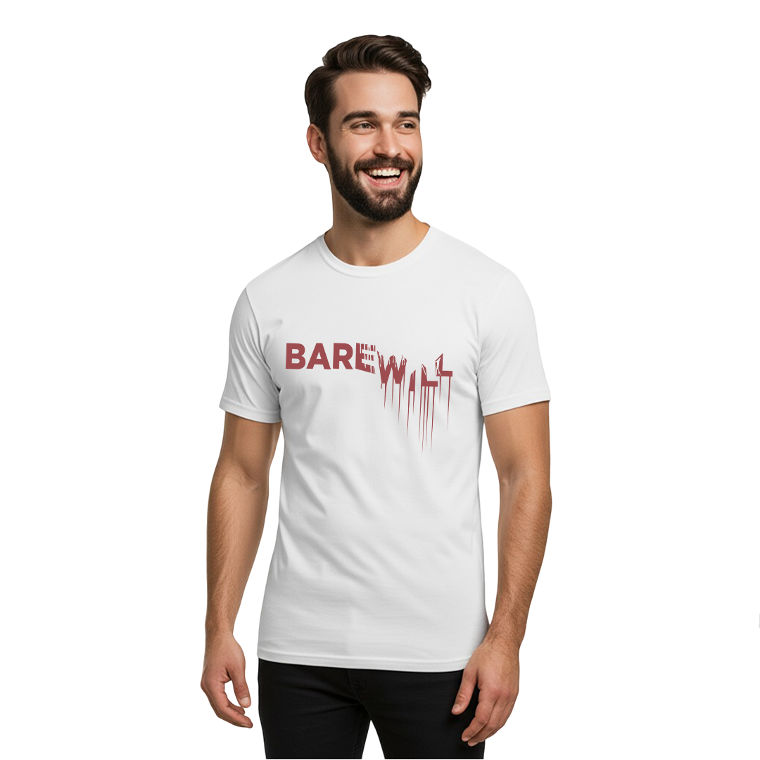 Barewill Men's Cotton Tshirt