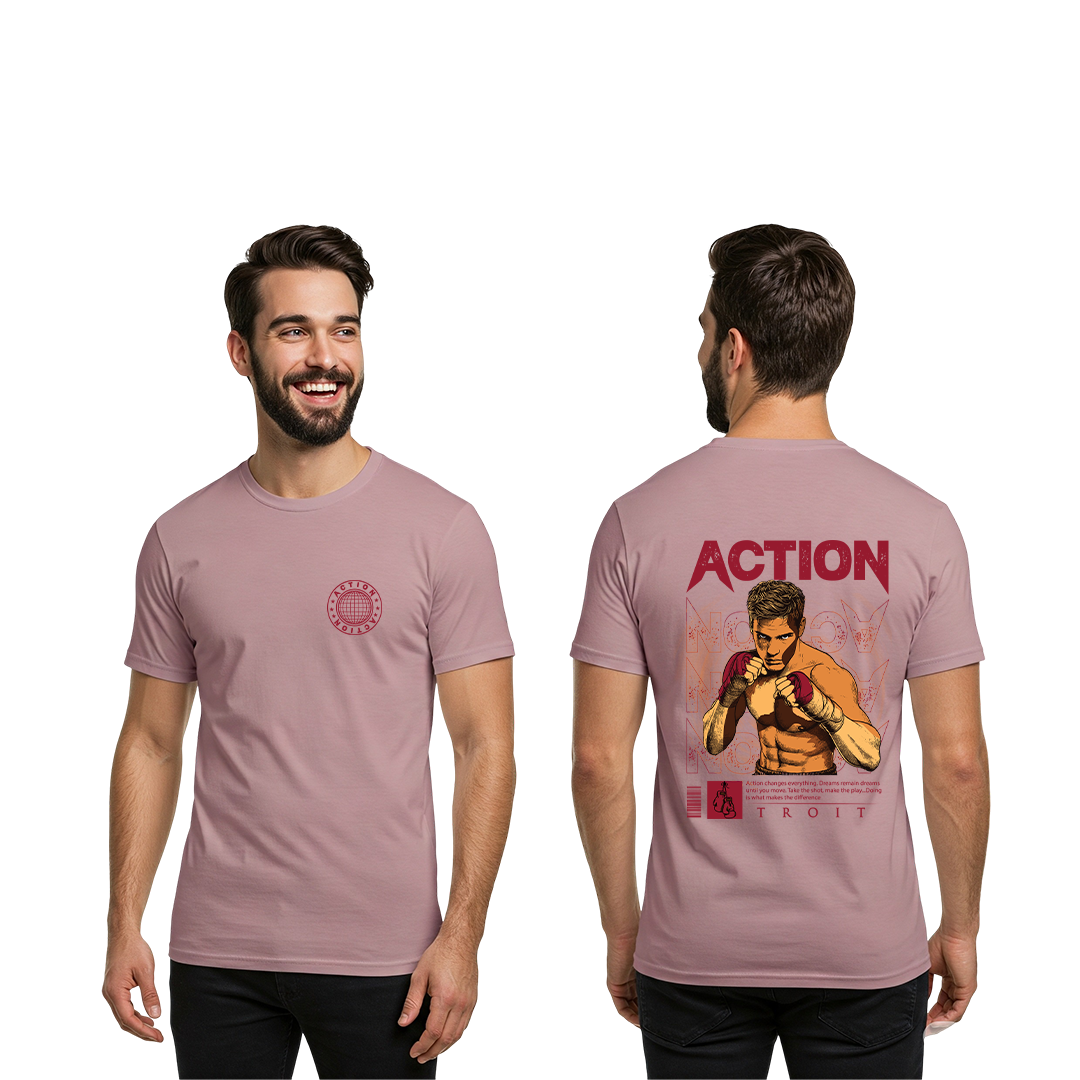 Action Cotton T-Shirt for Men