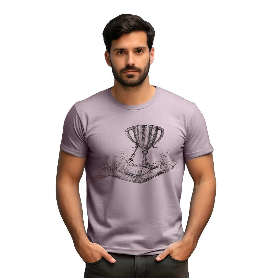 Trophy on Hands, Men's T-shirt