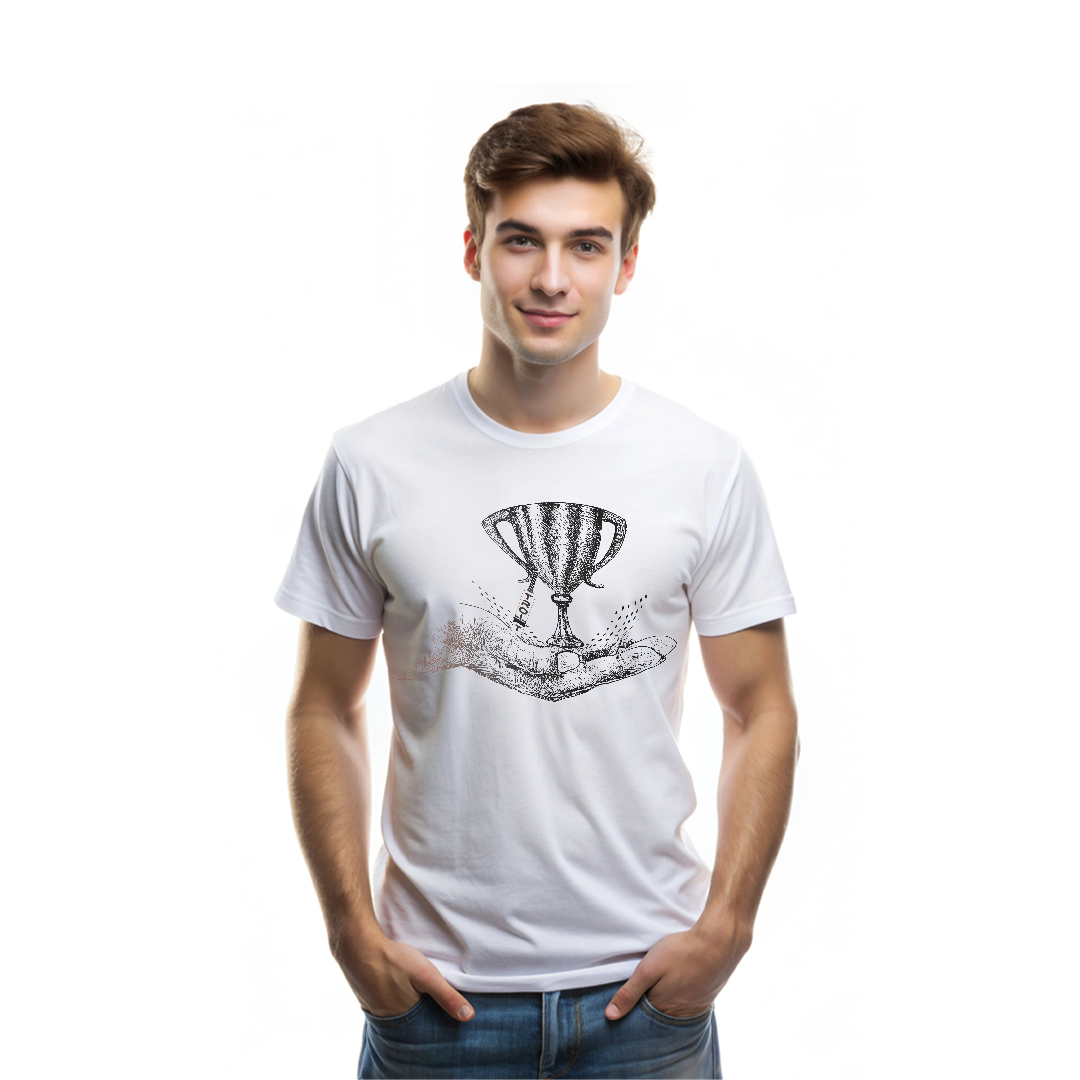Trophy on Hands, Men's T-shirt