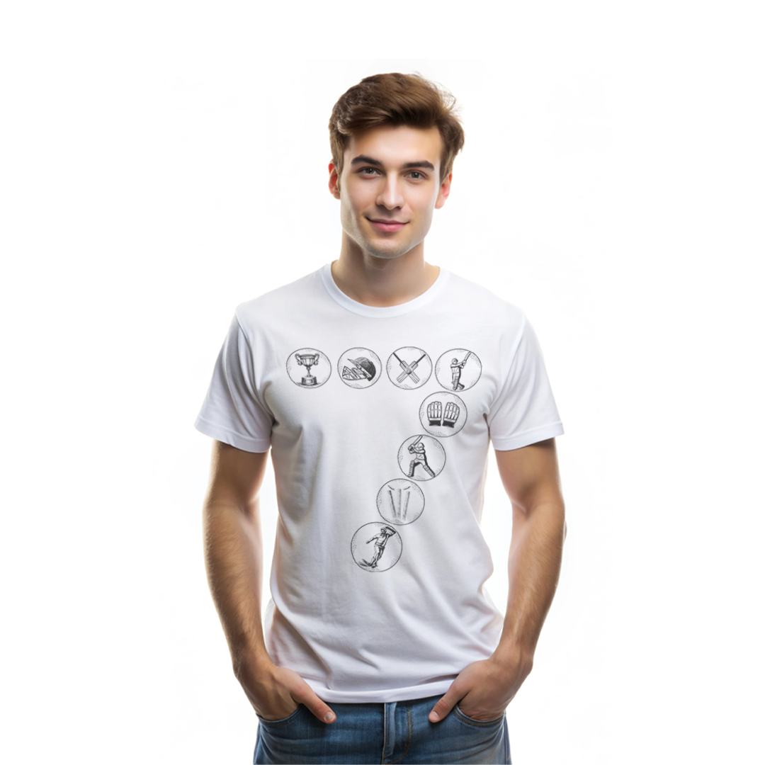 Seven Cricket Symbols, Men's T-shirts